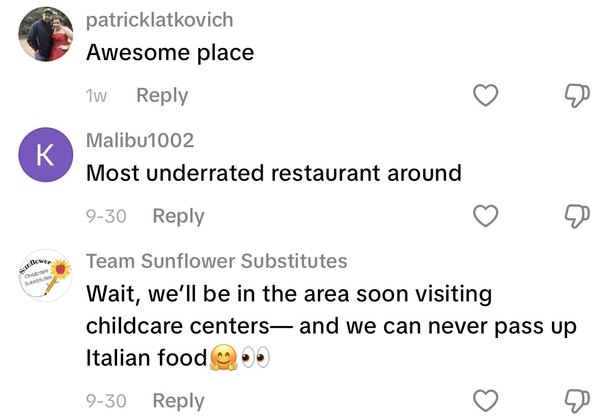 Comment on Vittorio's video