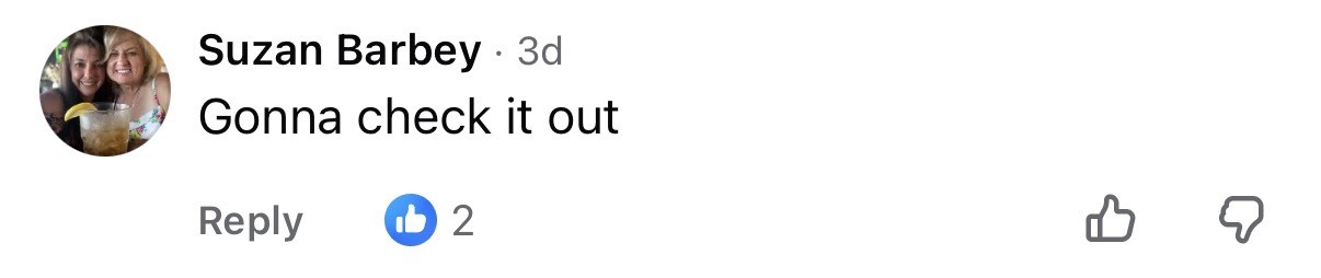Comment: gonna check it out