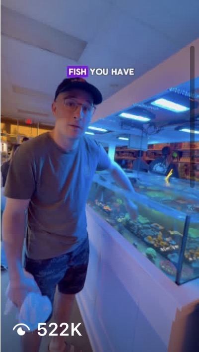 Great Lakes Fish & Coral post with 522K views