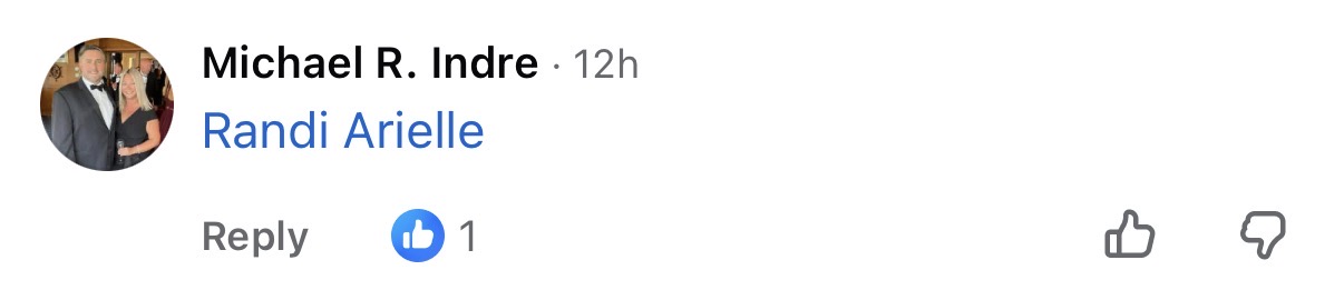 Comment tagging a friend on the 56 Tavern video