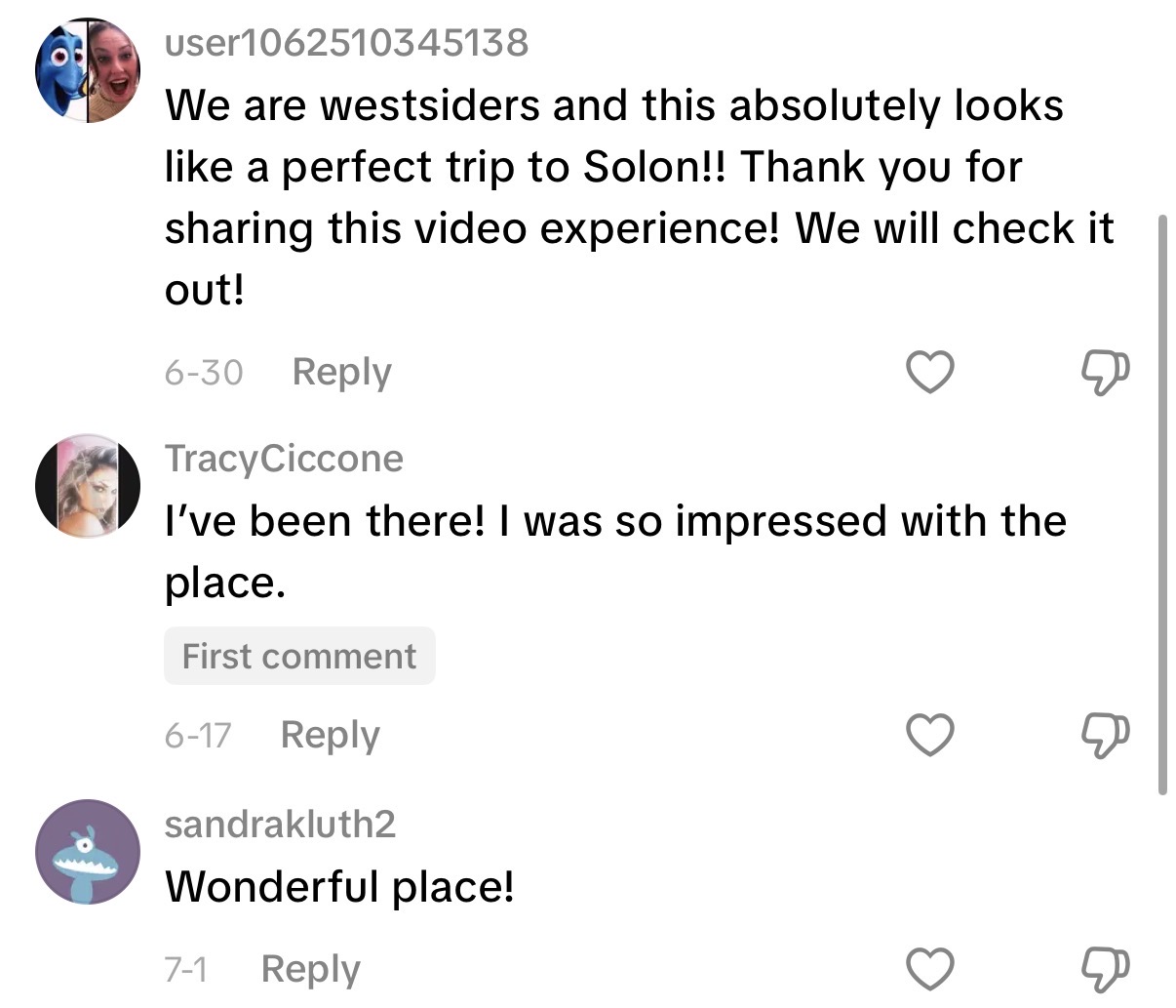 Customer comment on an Elle video